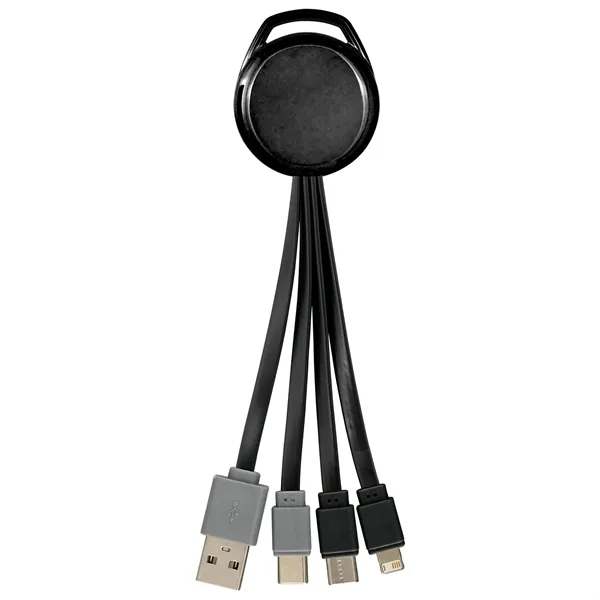 Metallic Vivid Dual Input 3-in-1 Charging Cable... from ASI 30208 A P Specialties / AP Specialties