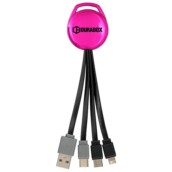 Metallic Vivid Dual Input 3-in-1 Charging Cable... from ASI 30208 A P Specialties / AP Specialties