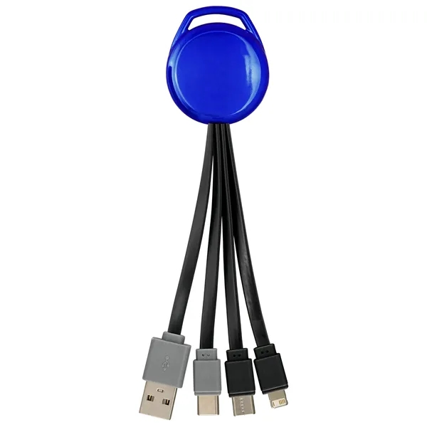 Metallic Vivid Dual Input 3-in-1 Charging Cable... from ASI 30208 A P Specialties / AP Specialties