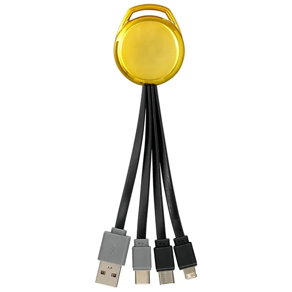 Metallic Vivid Dual Input 3-in-1 Charging Cable... from ASI 30208 A P Specialties / AP Specialties