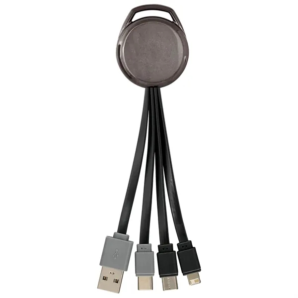Metallic Vivid Dual Input 3-in-1 Charging Cable... from ASI 30208 A P Specialties / AP Specialties