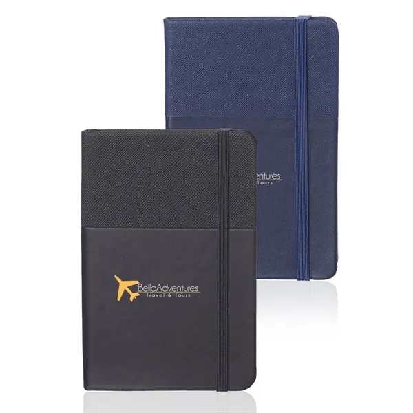 88-page hardcover journal notebook with elastic band bookmark in five colors.... from ASI 39552 BEL Promo