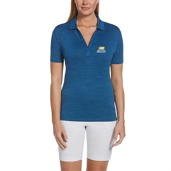 Lightweight and functional, the Broken Stripe Polo sports a 100% polyester... from ASI 61005 Hirsch Gift Inc