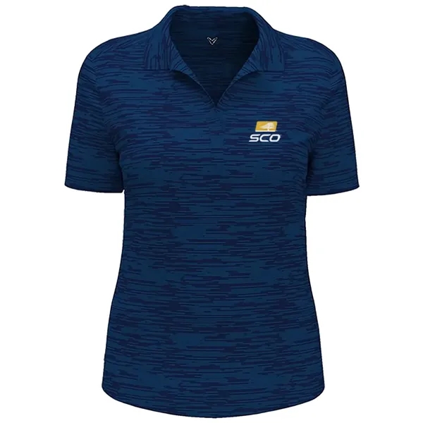 Lightweight and functional, the Broken Stripe Polo sports a 100% polyester... from ASI 61005 Hirsch Gift Inc