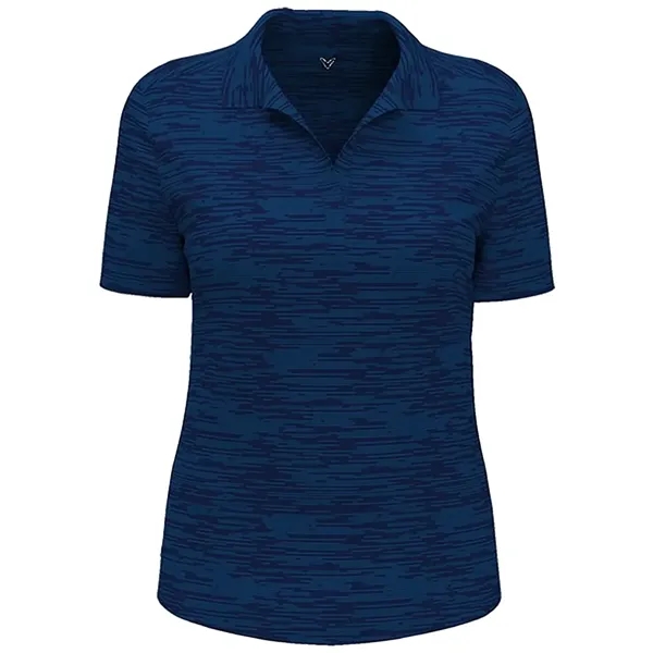 Lightweight and functional, the Broken Stripe Polo sports a 100% polyester... from ASI 61005 Hirsch Gift Inc