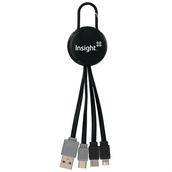 COLORFUL CLIP DUAL INPUT 3 IN 1 CHARGING CABLE... from ASI 30208 A P Specialties / AP Specialties