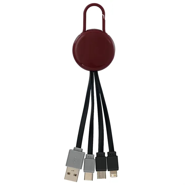 COLORFUL CLIP DUAL INPUT 3 IN 1 CHARGING CABLE... from ASI 30208 A P Specialties / AP Specialties