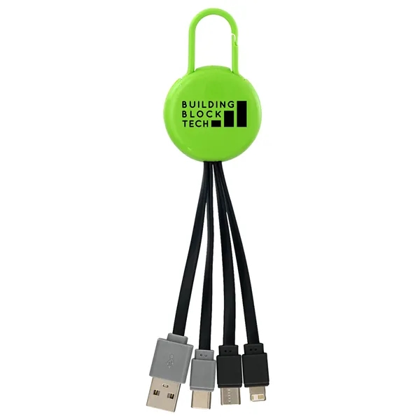 COLORFUL CLIP DUAL INPUT 3 IN 1 CHARGING CABLE... from ASI 30208 A P Specialties / AP Specialties