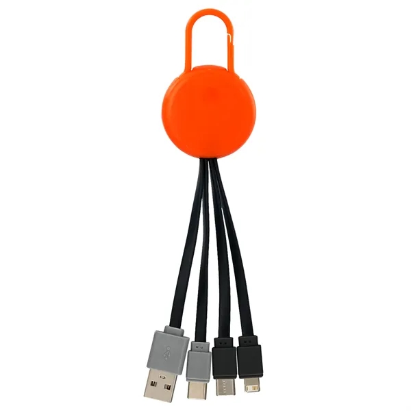 COLORFUL CLIP DUAL INPUT 3 IN 1 CHARGING CABLE... from ASI 30208 A P Specialties / AP Specialties