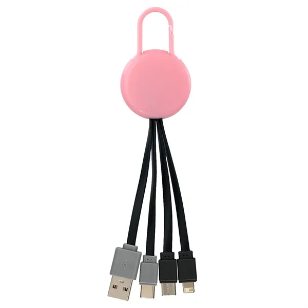 COLORFUL CLIP DUAL INPUT 3 IN 1 CHARGING CABLE... from ASI 30208 A P Specialties / AP Specialties