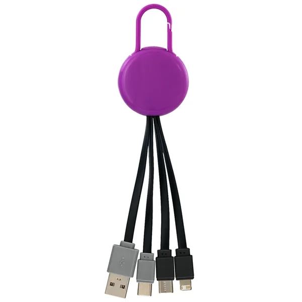 COLORFUL CLIP DUAL INPUT 3 IN 1 CHARGING CABLE... from ASI 30208 A P Specialties / AP Specialties