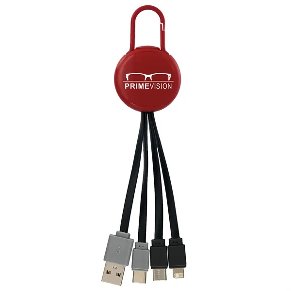 COLORFUL CLIP DUAL INPUT 3 IN 1 CHARGING CABLE... from ASI 30208 A P Specialties / AP Specialties