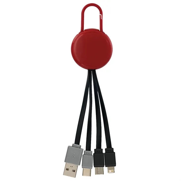 COLORFUL CLIP DUAL INPUT 3 IN 1 CHARGING CABLE... from ASI 30208 A P Specialties / AP Specialties