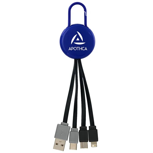 COLORFUL CLIP DUAL INPUT 3 IN 1 CHARGING CABLE... from ASI 30208 A P Specialties / AP Specialties