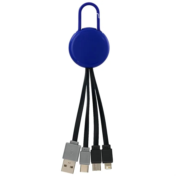 COLORFUL CLIP DUAL INPUT 3 IN 1 CHARGING CABLE... from ASI 30208 A P Specialties / AP Specialties