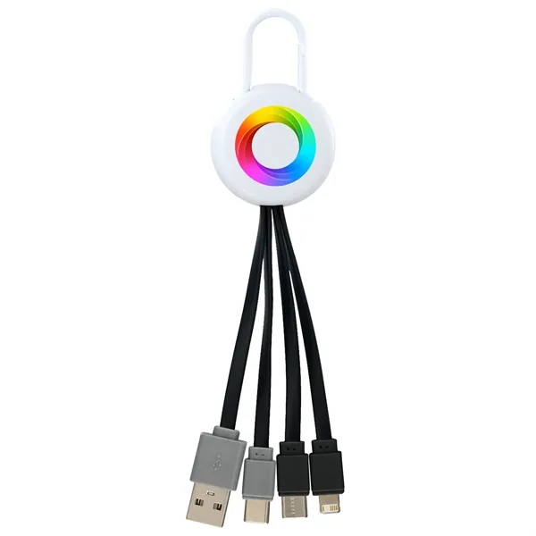 COLORFUL CLIP DUAL INPUT 3 IN 1 CHARGING CABLE... from ASI 30208 A P Specialties / AP Specialties