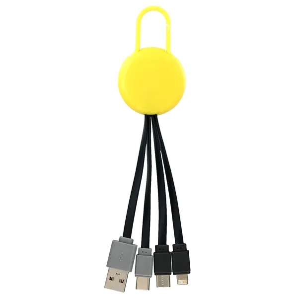 COLORFUL CLIP DUAL INPUT 3 IN 1 CHARGING CABLE... from ASI 30208 A P Specialties / AP Specialties