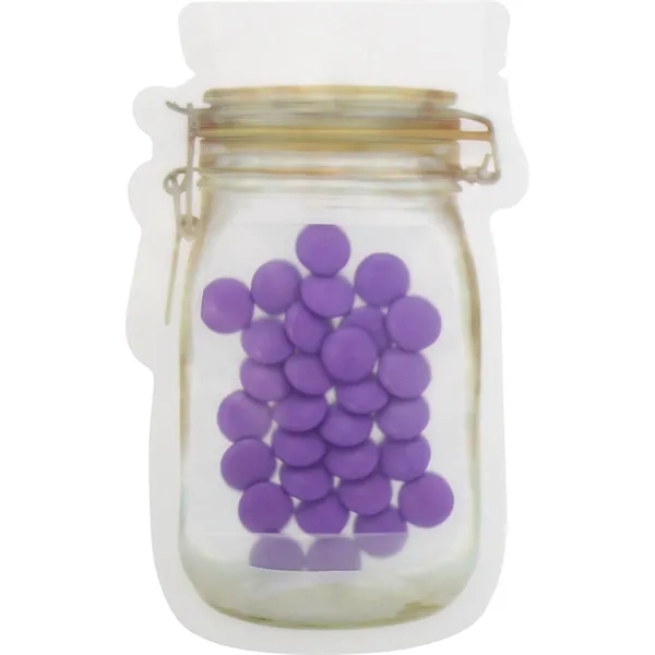 MASON JAR BAG OF PRINTED CANDY... from ASI 30208 A P Specialties / AP Specialties