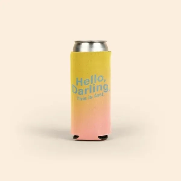 Our super-popular Full-Color Sublimated Pocket Coolie for Slim Cans, now 24-hour... from ASI 74710 Numo