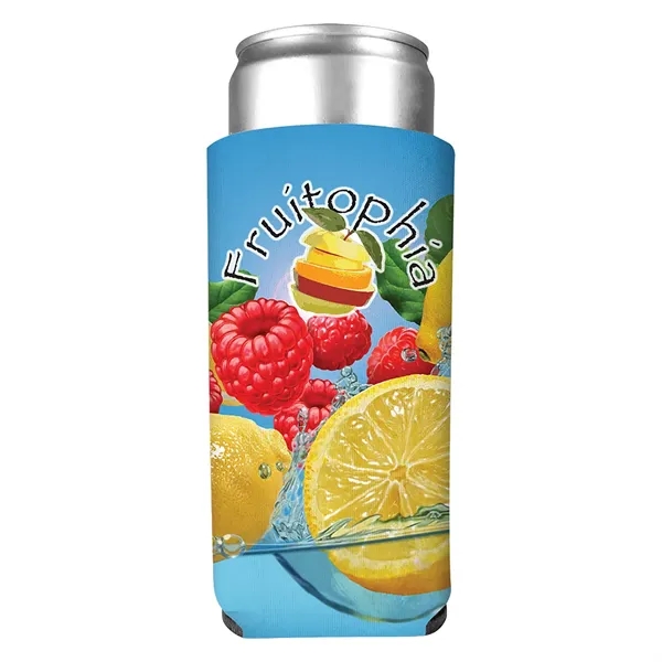 12 Oz. Full Color Slim Kan-Tastic Made Of 1/8" High Density... from ASI 61125 Hit Promotional Products / Hit®