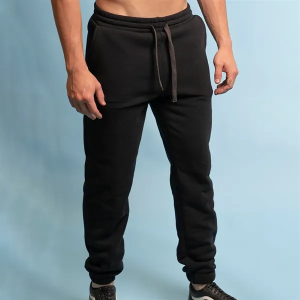 Joggers with an elastic waistband, elastic bottom cuff, drawstring closure and... from ASI 61125 Hit Promotional Products / Hit®