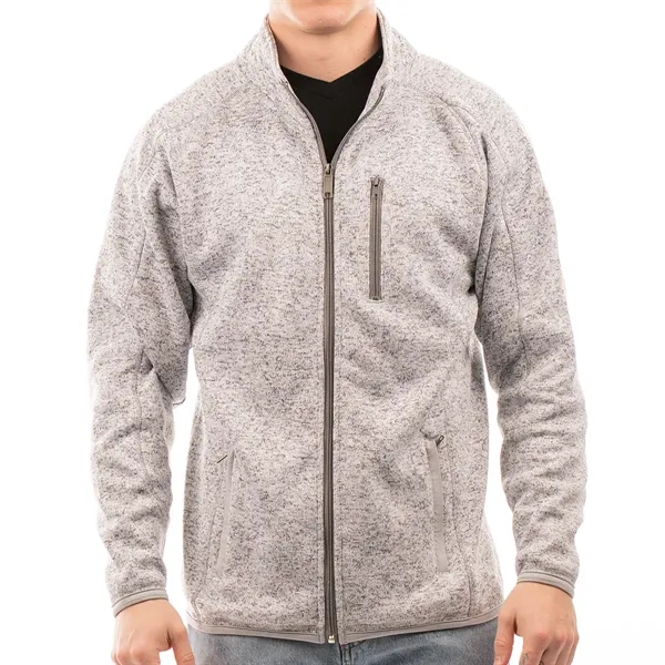 Burnside® men's sweater knit jacket that's made of 6.5 oz, 100%... from ASI 61125 Hit Promotional Products / Hit®