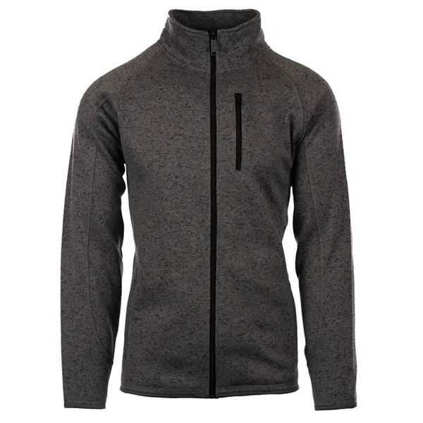 Burnside® men's sweater knit jacket that's made of 6.5 oz, 100%... from ASI 61125 Hit Promotional Products / Hit®