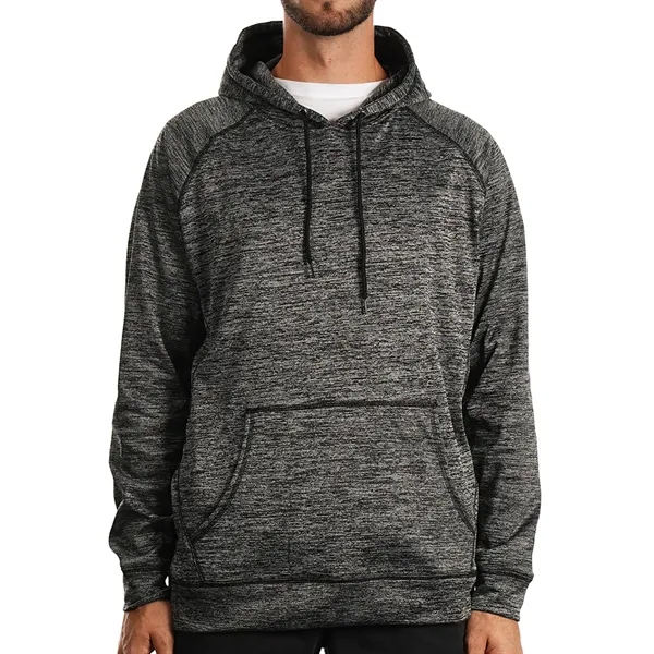 Men's fleece pullover hoodie with raglan sleeves, a front pouch pocket,... from ASI 61125 Hit Promotional Products / Hit®