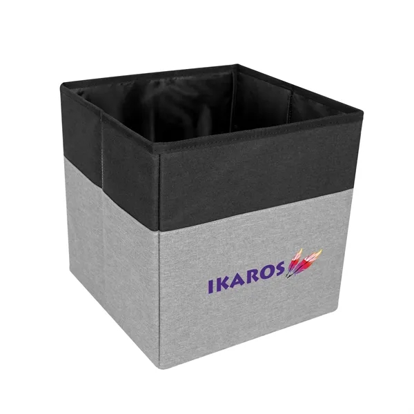 11" Square One heathered polyester storage cube with removable paperboard insert.... from ASI 61125 Hit Promotional Products / Hit®