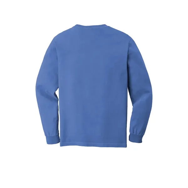 Garment dyed, long-sleeve pocket t-shirt.... from ASI 61125 Hit Promotional Products / Hit®