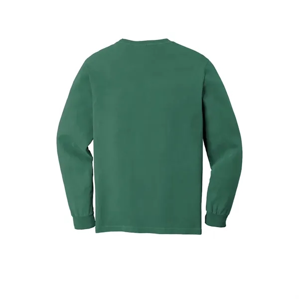 Garment dyed, long-sleeve pocket t-shirt.... from ASI 61125 Hit Promotional Products / Hit®