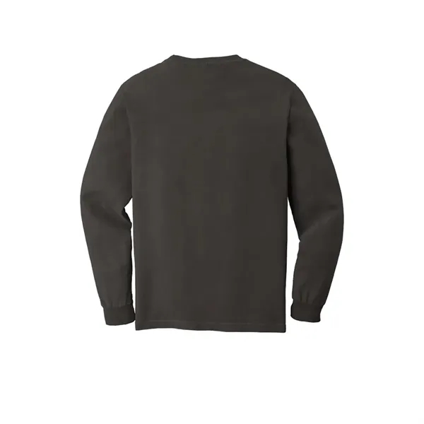 Garment dyed, long-sleeve pocket t-shirt.... from ASI 61125 Hit Promotional Products / Hit®