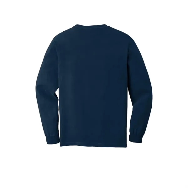 Garment dyed, long-sleeve pocket t-shirt.... from ASI 61125 Hit Promotional Products / Hit®