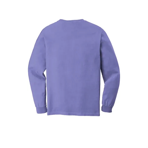 Garment dyed, long-sleeve pocket t-shirt.... from ASI 61125 Hit Promotional Products / Hit®