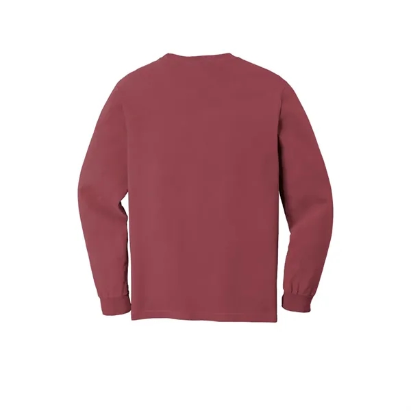 Garment dyed, long-sleeve pocket t-shirt.... from ASI 61125 Hit Promotional Products / Hit®