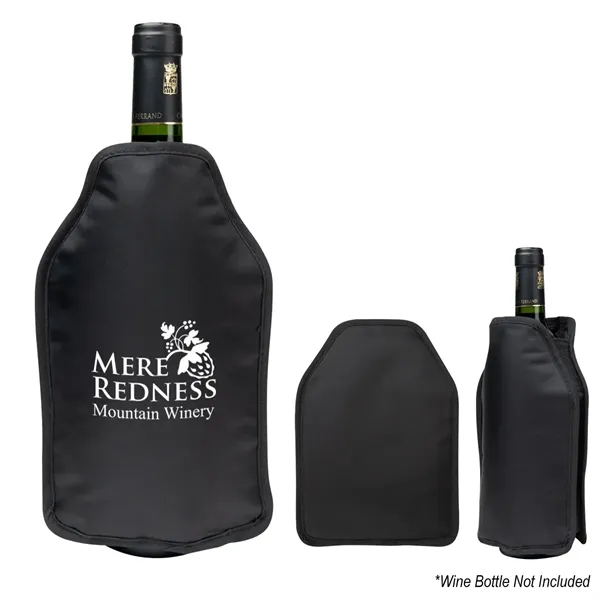 Wine bottle cooler made of nylon with gel insulation.... from ASI 61125 Hit Promotional Products / Hit®
