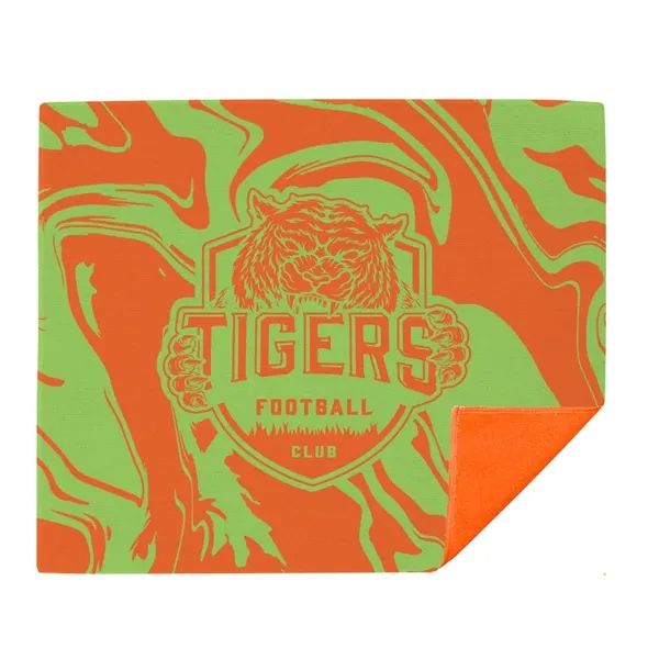 15" x 18" recycled polyester rally towel with edge-to-edge, full-color printing.... from ASI 61125 Hit Promotional Products / Hit®