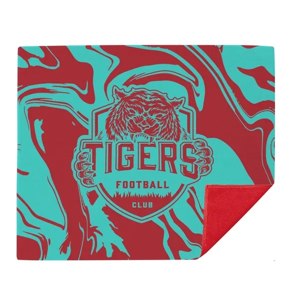 15" x 18" recycled polyester rally towel with edge-to-edge, full-color printing.... from ASI 61125 Hit Promotional Products / Hit®