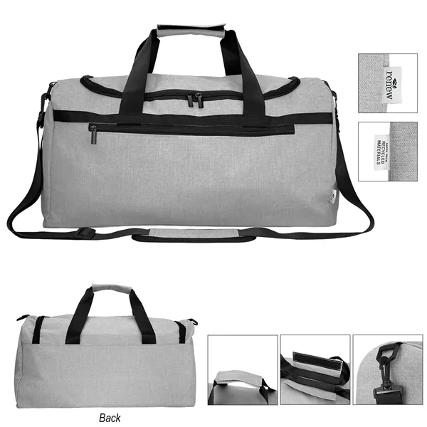 8" x 11" x 19" heathered rPET duffel bag.... from ASI 61125 Hit Promotional Products / Hit®