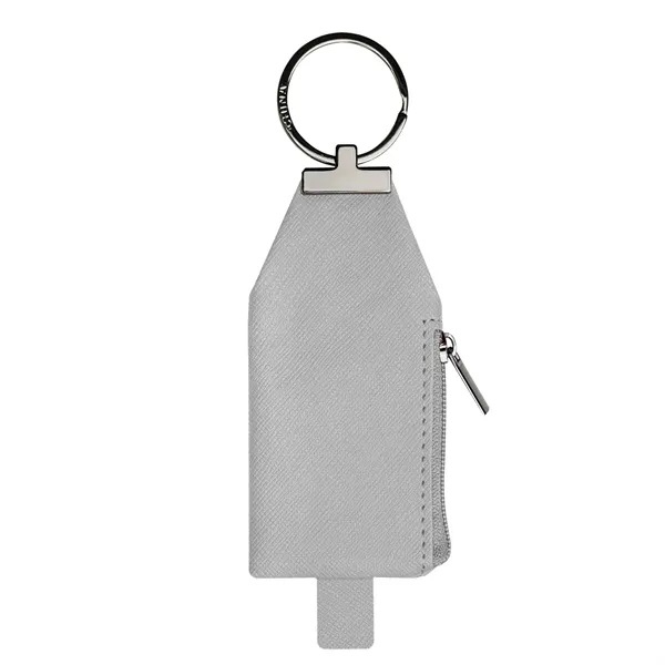 Leatherette pouch key tag with zippered closure.... from ASI 61125 Hit Promotional Products / Hit®