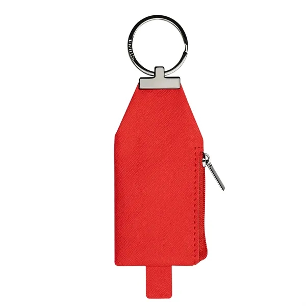 Leatherette pouch key tag with zippered closure.... from ASI 61125 Hit Promotional Products / Hit®