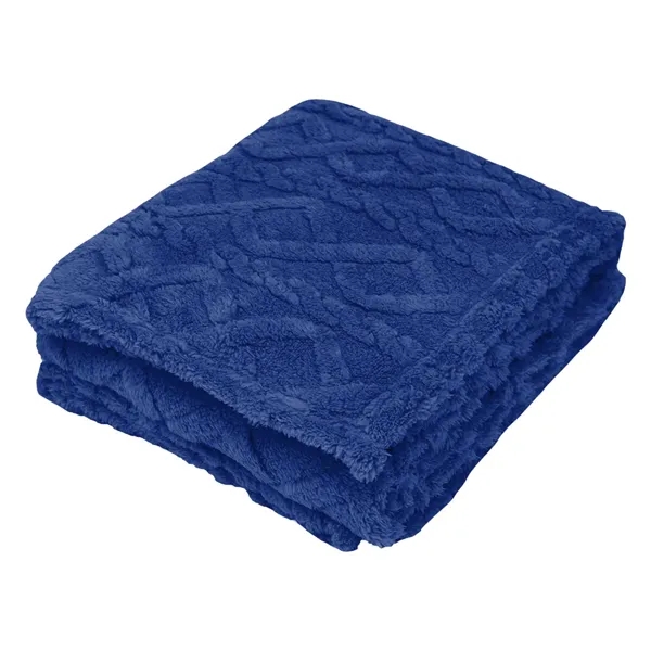 48" x 63" Sherpa blanket made with recycled polyester.... from ASI 61125 Hit Promotional Products / Hit®