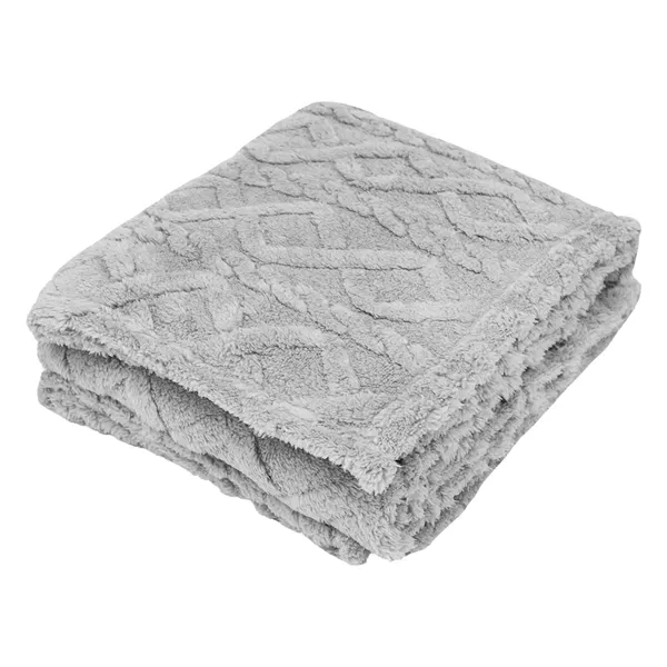 48" x 63" Sherpa blanket made with recycled polyester.... from ASI 61125 Hit Promotional Products / Hit®