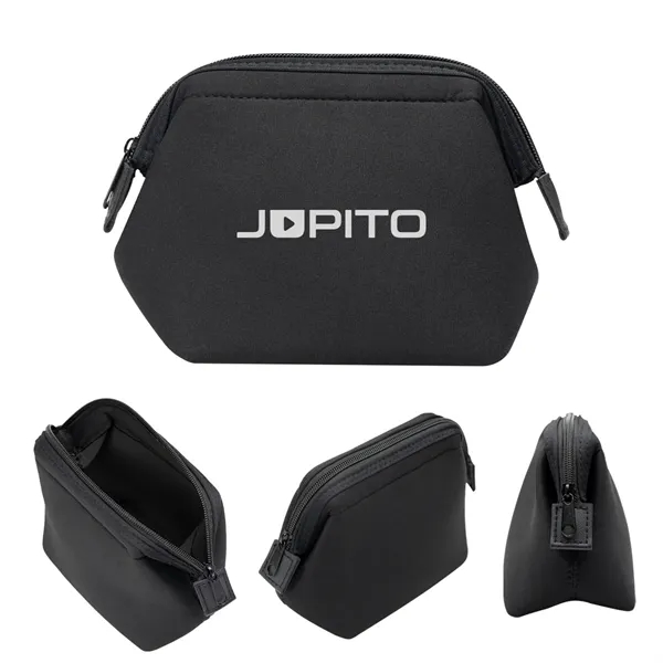 Polyester and EVA pouch with zippered main compartment.... from ASI 61125 Hit Promotional Products / Hit®