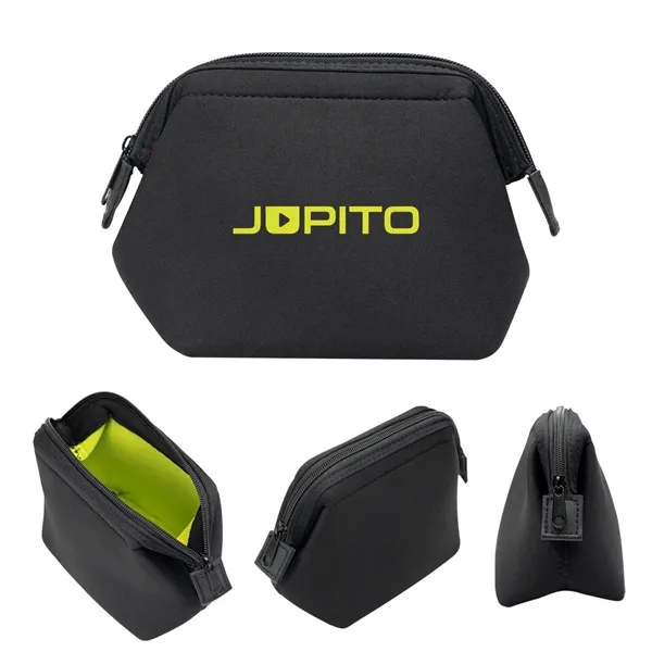 Polyester and EVA pouch with zippered main compartment.... from ASI 61125 Hit Promotional Products / Hit®