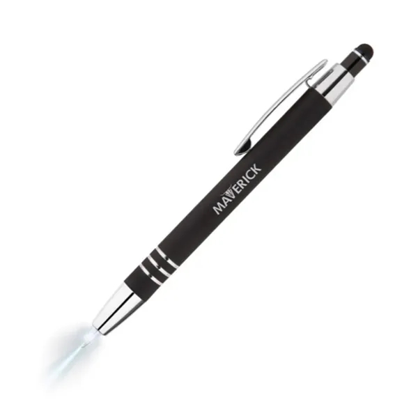 Flashlight and Stylus Click Metal Pen... from ASI 55583 GMG Pen / Ultra PENWORKS