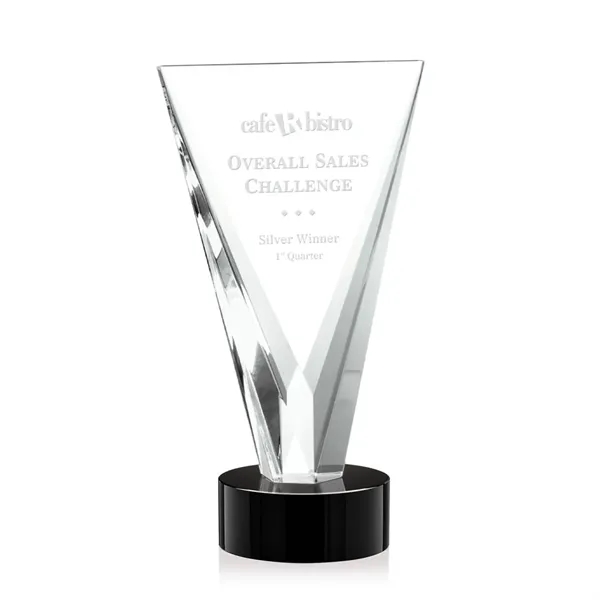 The beautifully tapered Mustico Optical Crystal award emerges from a solid... from ASI 84592 St Regis Group / St Regis