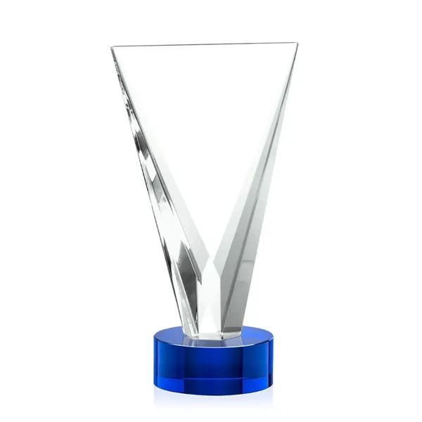The beautifully tapered Mustico Optical Crystal award emerges from a solid... from ASI 84592 St Regis Group / St Regis