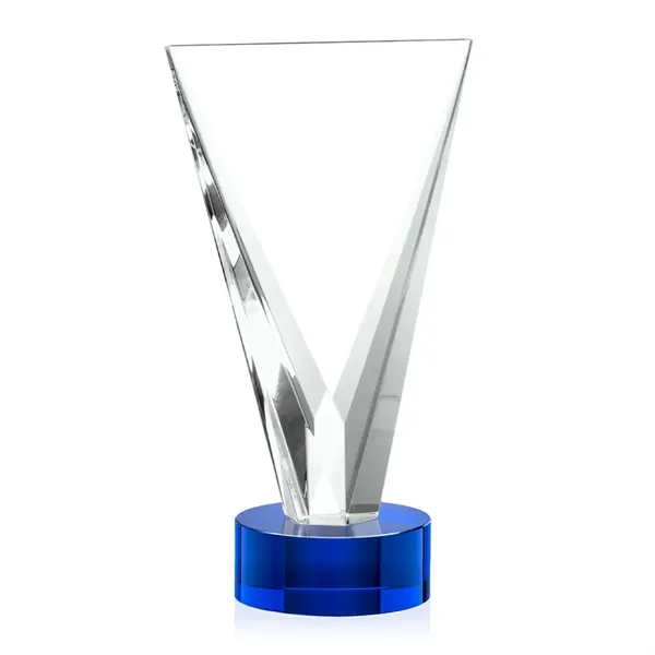 The beautifully tapered Mustico Optical Crystal award emerges from a solid... from ASI 84592 St Regis Group / St Regis