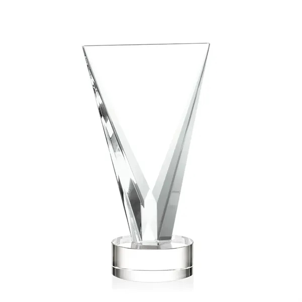 The beautifully tapered Mustico Optical Crystal award emerges from a solid... from ASI 84592 St Regis Group / St Regis